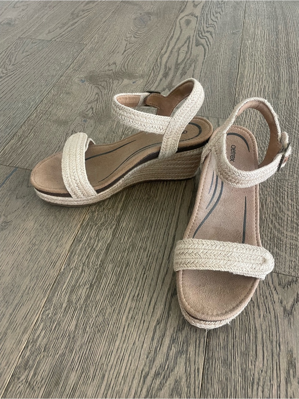 Aetrex Sydney Espadrille in Natural - Picture 2 of 7